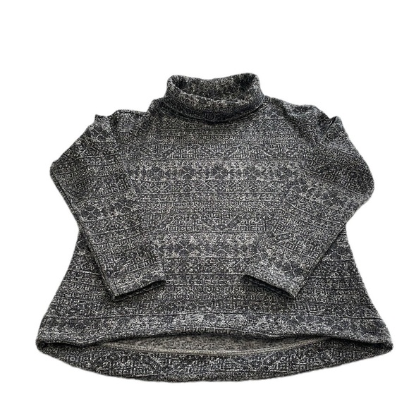 Columbia Nordic Printed Cowl Neck Long-Sleeve Fleece Pullover - Size XL - Picture 1 of 12